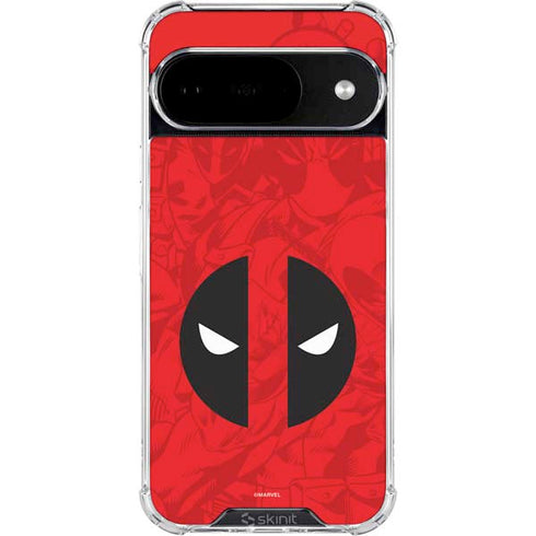 Marvel Deadpool Deadpool Emblem Google Pixel 10 Clear Case